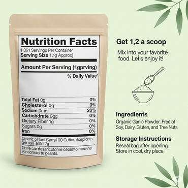 Cures For Life™ Organic Garlic Powder – 3 lb (1360g)