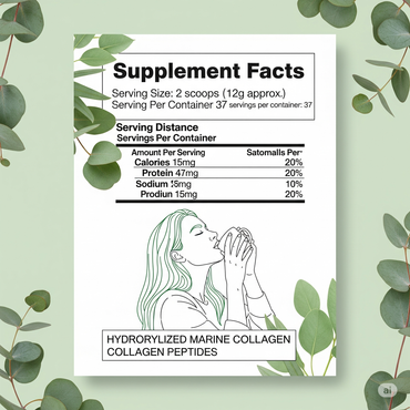 Cures For Life™ Marine Collagen Protein Powder – 37 Servings | Skin, Hair, Joint & Bone Support