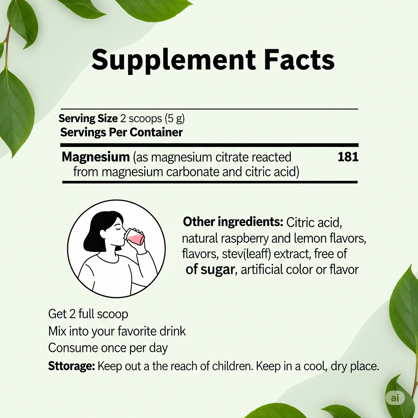 Cures For Life™ MiracleMag Magnesium Supplement – 2lbs | Muscle, Nerve & Stress Support
