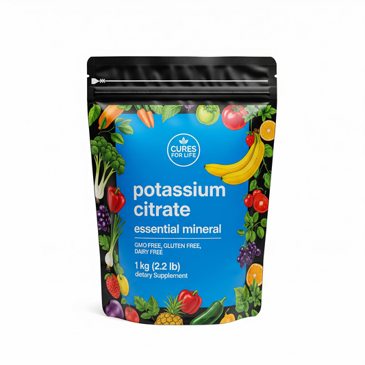 Cures For Life™ Potassium Citrate Powder – 2.2 lb (1000g)