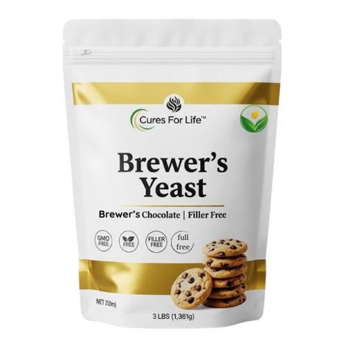 Cures For Life™ Brewers Yeast Powder – 3lbs | Nutrient-Rich Superfood for Energy, Digestion & Skin Health