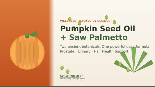 Pumpkin Seed Oil with Saw Palmetto: The Science-Backed Guide to Prostate, Urinary & Hair Health