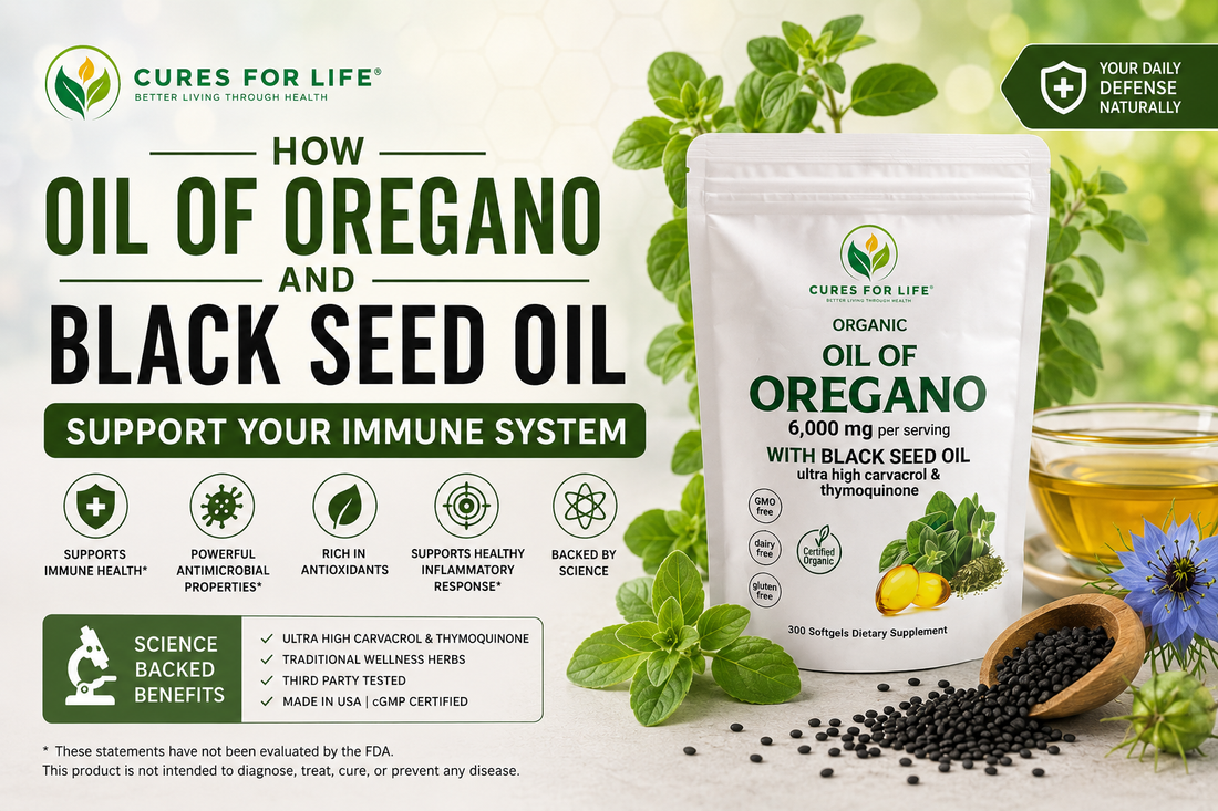 how oil of oregano and blackseed oil support your immune health!