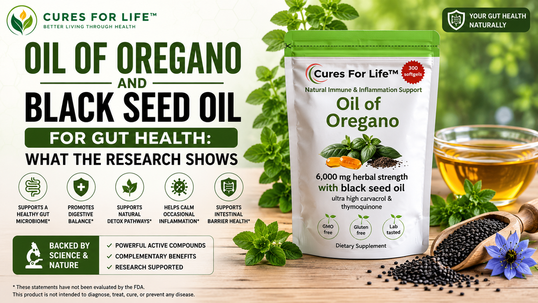 Oil of oregano for gut health