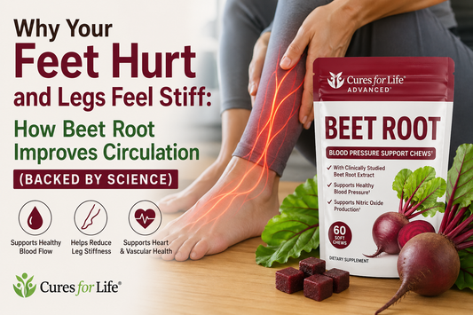 Why Your Feet Hurt and Legs Feel Stiff: How Beet Root Improves Circulation (Backed by Science)