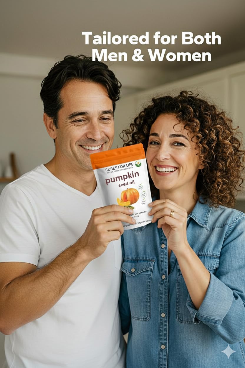 Pumpkin Seed Oil with Saw Palmetto – 3000mg | Prostate, Urinary & Hair Health Support | 300 Softgels