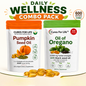 Oil of Oregano Softgels & Pumpkin Seed Oil Softgels Combo | Immune + Hair Support