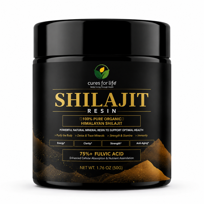 Pure Himalayan Shilajit Resin 1.76 oz (50g) – 75% Fulvic Acid | Natural Energy, Stamina & Focus Support