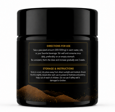Pure Himalayan Shilajit Resin 1.76 oz (50g) – 75% Fulvic Acid | Natural Energy, Stamina & Focus Support