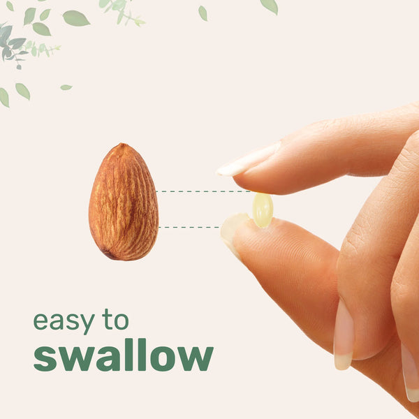 Easy-to-swallow softgels