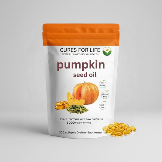 Pumpkin Seed Oil + Saw Palmetto — 3000mg | 300 Softgels