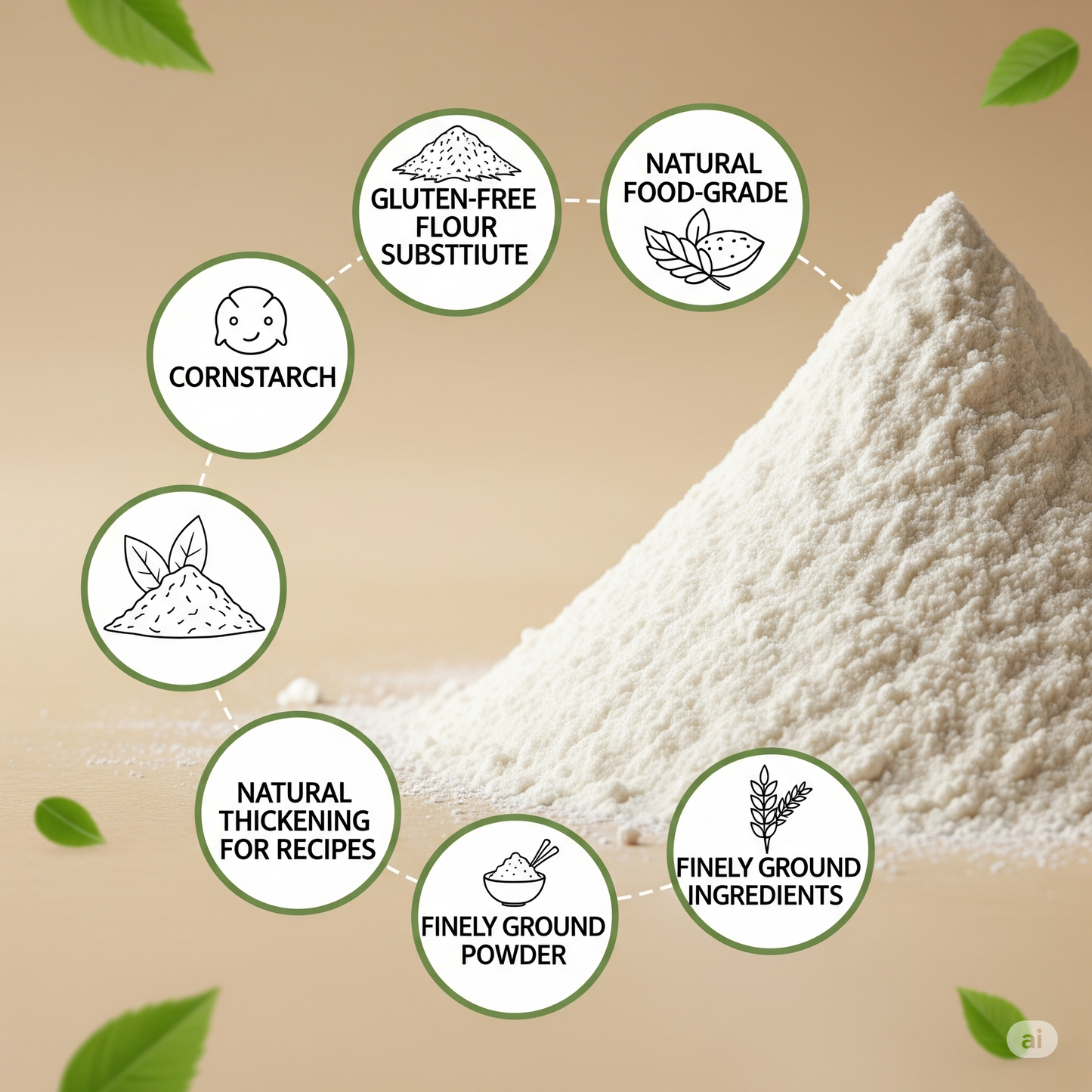Cures For Life™ Organic Arrowroot Powder – 5lbs | Gluten-Free Thickener & Digestive Support