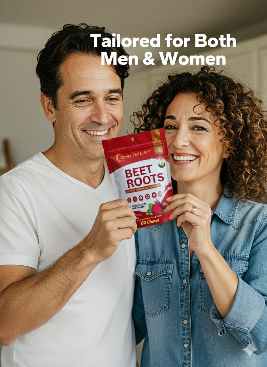 Best Beet Roots – Blood Pressure Support Chews | Pomegranate Berry Flavor | 60 Chews