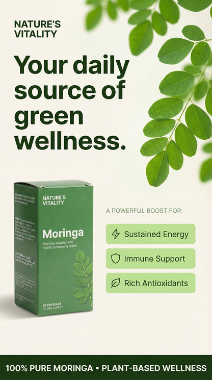 Cures for Life Moringa – Natural Energy, Sleep & Wellness Support