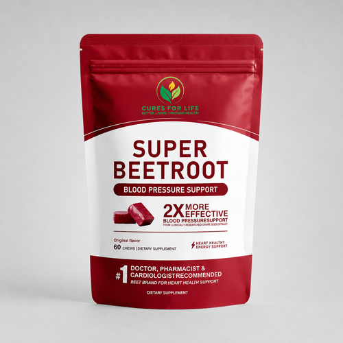 Beet Root Chews with Grape Seed Extract – 60 Count