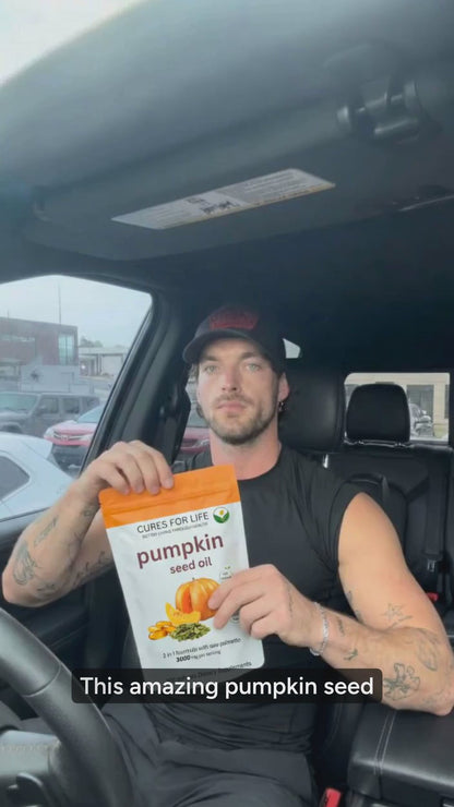 Pumpkin Seed Oil + Saw Palmetto — 3000mg | 300 Softgels